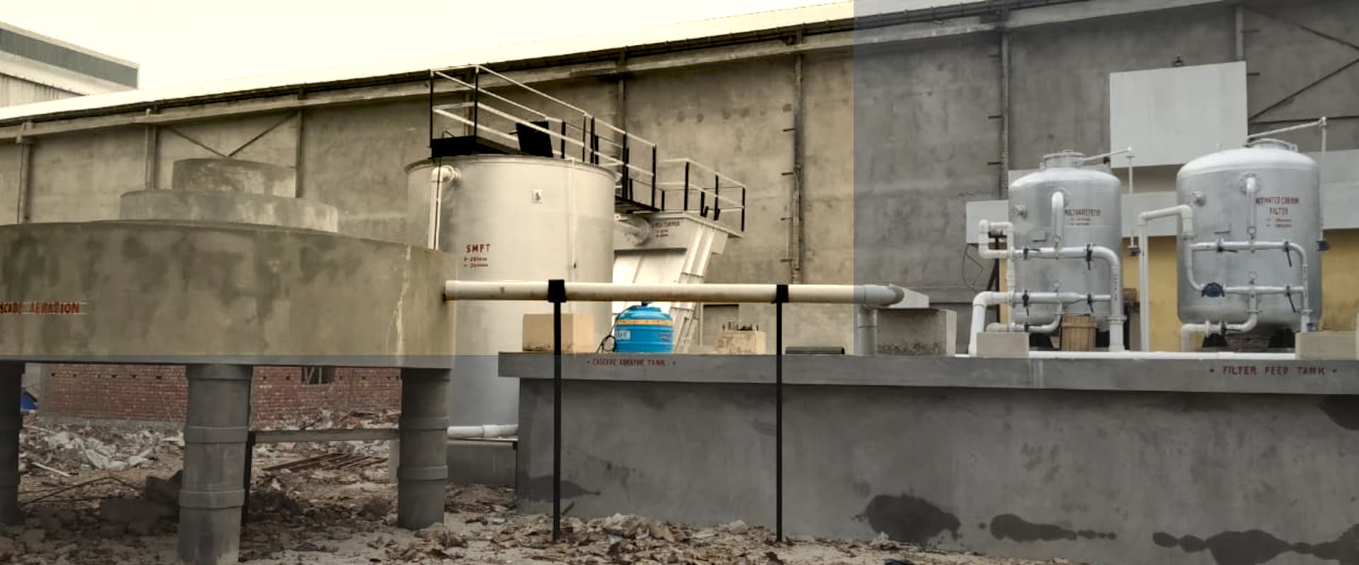 Industrial Water Treatment Plant Installation
