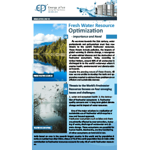 Fresh Water Resource Optimisation